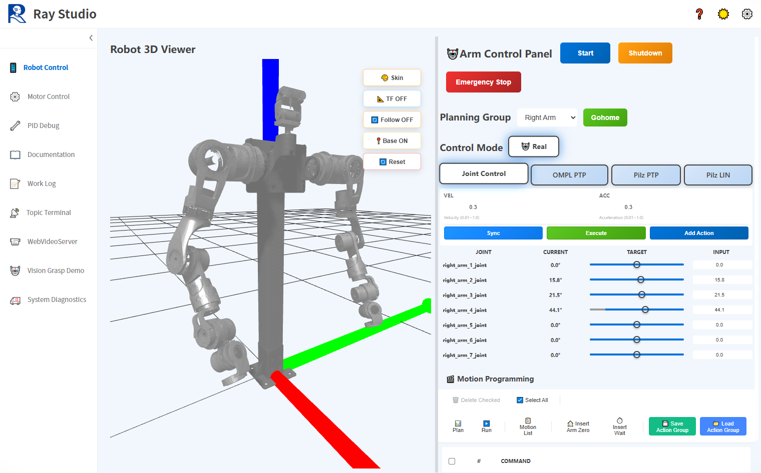 RB-A850-10 Robotic Arm